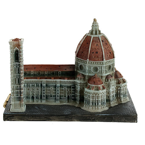 Reproducción Catedral de Florencia resina 10x10x15 cm 3