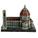 Cathedral of Florence figurine in resin 10x10x15 cm s3