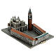 Architektur-Miniatur, San Marco in Venedig, Resin, koloriert, 10x20x15 cm s6