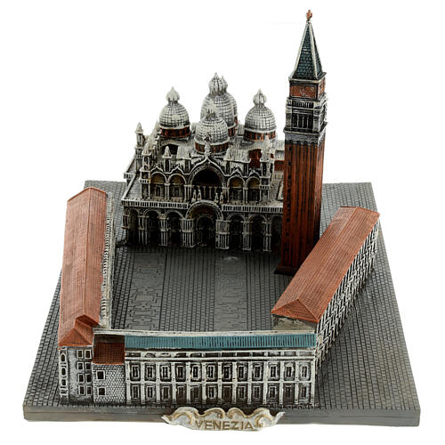 Resin reproduction of St Mark's Square in Venice, 5x9x6 in 2