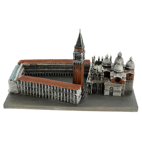 Resin reproduction of St Mark's Square in Venice, 5x9x6 in 5