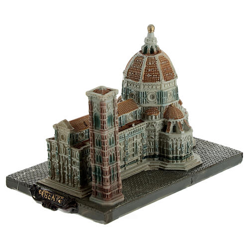 Architektur-Miniatur, Dom von Florenz, Resin, koloriert, 5x5x10 cm 2