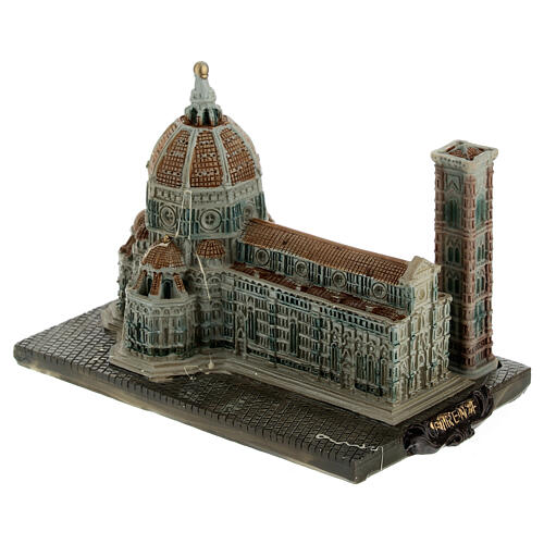 Architektur-Miniatur, Dom von Florenz, Resin, koloriert, 5x5x10 cm 4