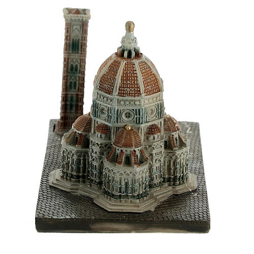 Architektur-Miniatur, Dom von Florenz, Resin, koloriert, 5x5x10 cm 5