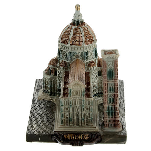 Katedra we Florencji reprodukcja, żywica 5x5x10 cm 1
