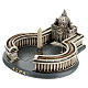 Architektur-Miniatur, Petersbasilika in Rom, Resin, koloriert, 10x20x20 cm s3
