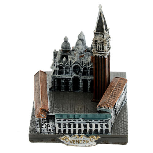 Architektur-Miniatur, Markusplatz in Venedig, 8x10x6 cm 1