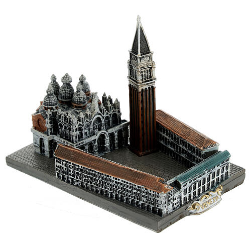 Architektur-Miniatur, Markusplatz in Venedig, 8x10x6 cm 2