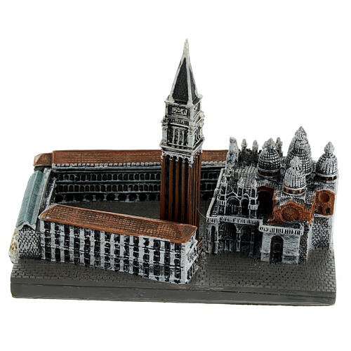 Riproduzione piccola piazza San Marco Venezia 8x10x6 cm 5