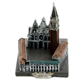 Small reproduction of St Mark's Square Venice 8x10x6 cm
