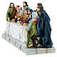 Last Supper statue colored 20x40x10 s7