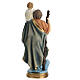 Saint Christopher statue resin h 40 cm s5