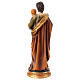 San José 30 cm Niño Jesús lirio estatua resina coloreada s5