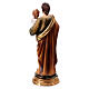 Statuette Saint Joseph et Enfant Jésus lys résine 10 cm s4