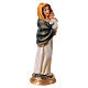 Maria mit dem Jesuskind im Arm, Heiligenfigur, aus farbig gefassten Resin, 10 cm s3