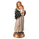 Maria mit dem Jesuskind im Arm, Heiligenfigur, aus farbig gefassten Resin, 15 cm s1