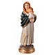 Estatua 15 cm Virgen Niño Jesús descansando en brazos resina s1