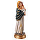 Estatua 15 cm Virgen Niño Jesús descansando en brazos resina s3