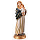 Estatua resina Virgen de pie con Niño Jesús durmiendo 20 cm s1