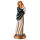 Estatua 30 cm Virgen con Niño descansando resina coloreada s4