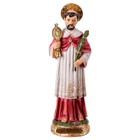 Figurka Święty Rajmund 20 cm, podstawa pozłacana, żywica malowana ręcznie
