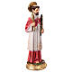 Saint Raymond figurine 20 cm hand painted in resin with golden base s4