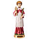 Saint Raymond 30 cm statuette résine colorée main s1