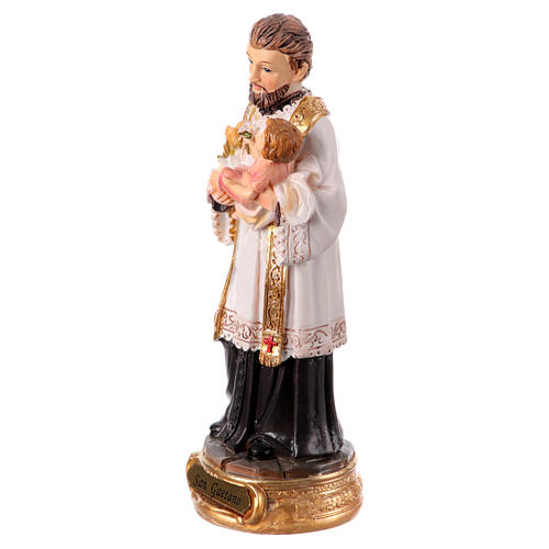 Statua San Michele Arcangelo pvc sconfitta Lucifero 8 cm