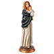 Estatua Virgen de pie con Niño durmiendo en brazos 40 cm resina s4