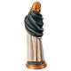 Estatua Virgen de pie con Niño durmiendo en brazos 40 cm resina s5