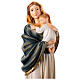 Statua Madonna in piedi con bimbo che dorme in braccio 40 cm resina s2
