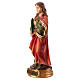 St Agatha with pincers and martyr's palm, resin statue with golden base, 5 in s2