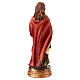 St Agatha with pincers and martyr's palm, resin statue with golden base, 5 in s4