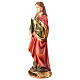 St Agatha with martyr's palm and pincers, painted resin figurine, 8 in s3