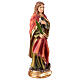 St Agatha with martyr's palm and pincers, painted resin figurine, 8 in s4