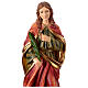Statue of St Agatha with pincers and palm, painted resin, 12 in s2