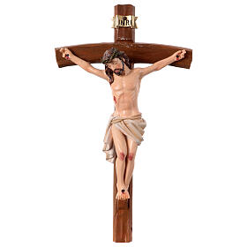 Jesus am Kreuz, Osterkrippe, 20 cm, handbemalte Harz