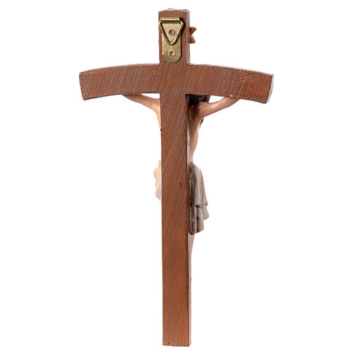 Christ crucifié crèche pascale 20 cm résine peinte main 4
