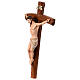 Christ crucifié crèche pascale 20 cm résine peinte main s2