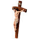 Cristo crucificado presépio Páscoa 20 cm resina pintada à mão s2