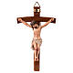 Christ sur la croix résine crèche pascale 12 cm peinte main s1