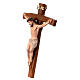 Cristo sulla croce resina presepe pasquale 12 cm dipinta a mano s2