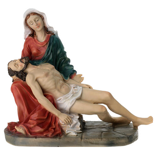 Statue Pietà en résine 20 cm 1