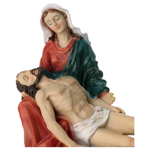 Figura Pietà de resina 20 cm 2