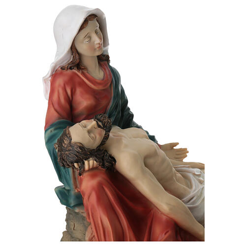 Figura Pietà de resina 20 cm 4