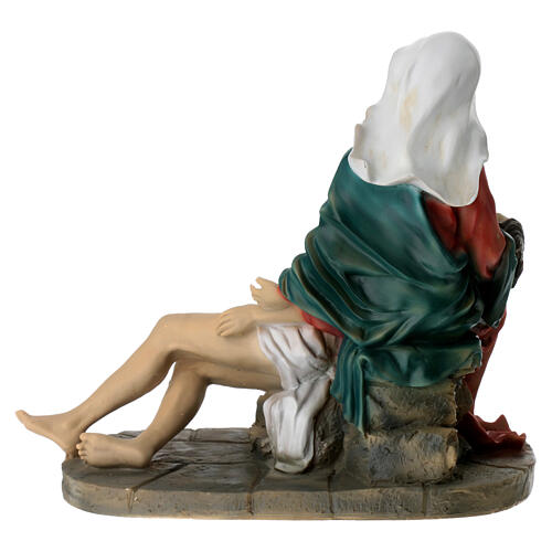 Figura Pietà de resina 20 cm 6