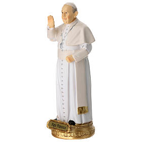Statua Papa Francesco in resina 14 cm