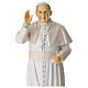 Estatua Papa Francisco resina pintada 20 cm s2