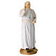 Estatua Papa Francisco resina pintada 20 cm s4