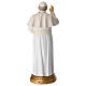 Statua Papa Francesco resina dipinta 20 cm s5